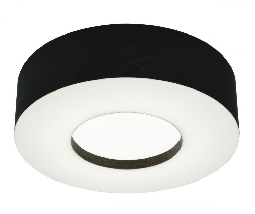 Montclair 20'' LED Flush,120-277V,3 CCT,BK,BB