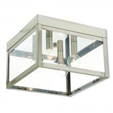 Livex Lighting 20589-91 - 4 Lt BN Outdoor Ceiling Mount