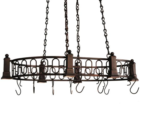 42.5"L Revival Deco Oblong Pot Rack