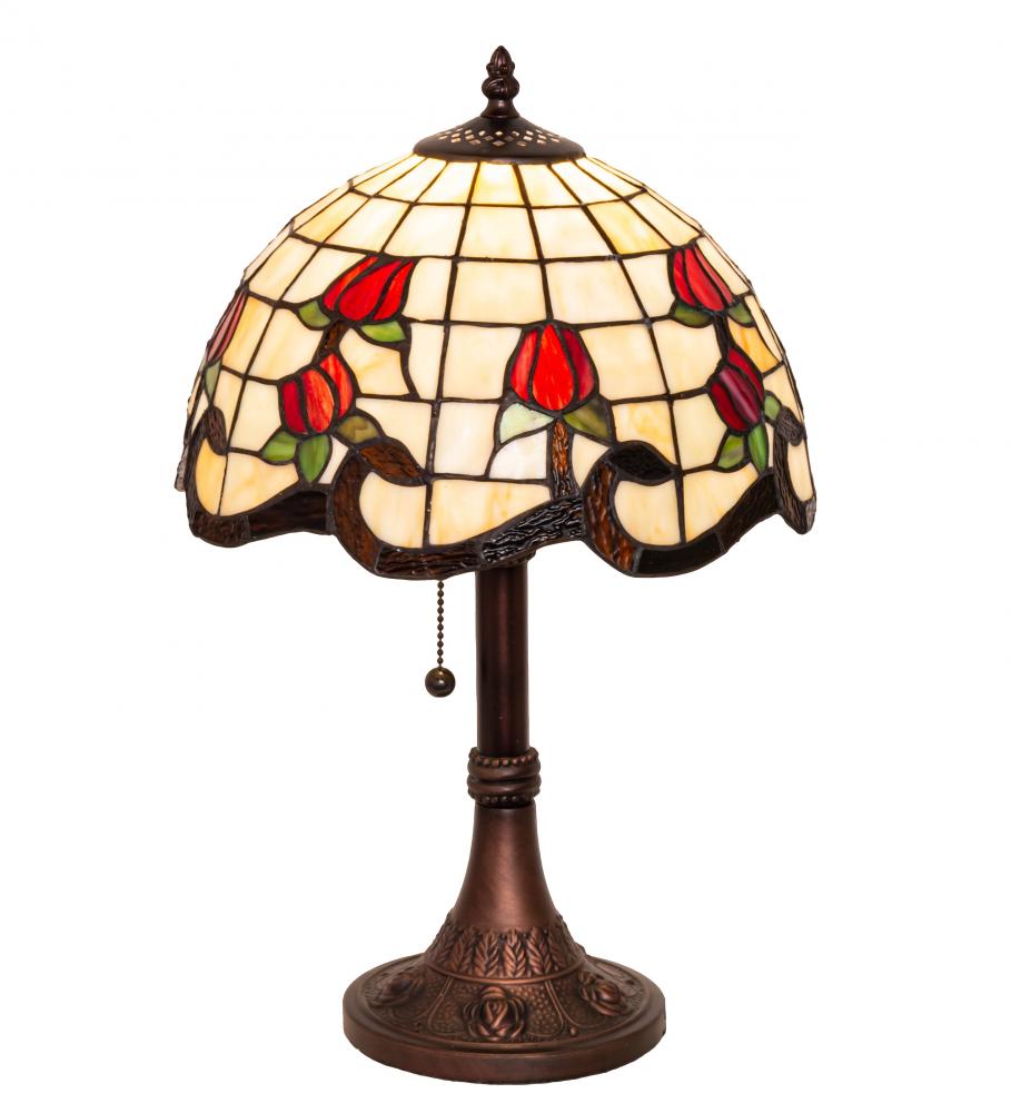 19" High Roseborder Table Lamp