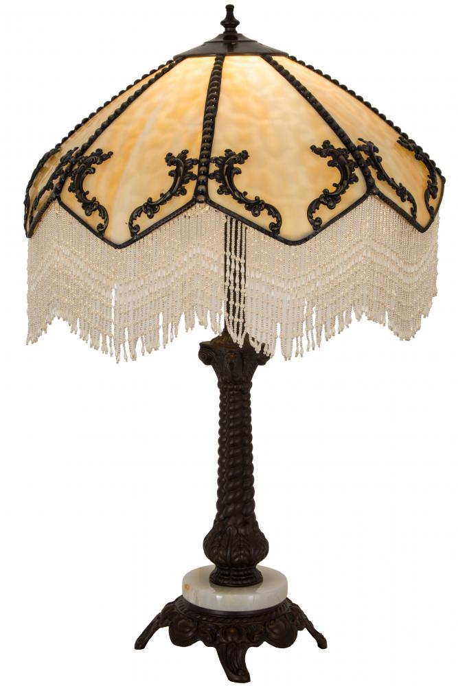 19"W Regina Fringed Table Lamp