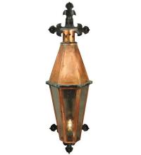 Meyda Blue 128683 - 14"W Millesime Lantern Wall Sconce