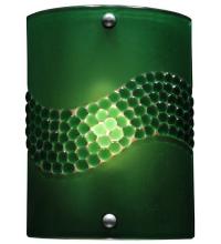 Meyda Blue 133701 - 8.25"W Metro Fusion Green Pietre Wall Sconce