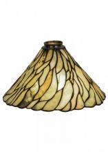 Meyda Blue 152599 - 12"W Willow Jadestone Shade