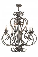 Meyda Blue 153862 - 36" Wide Fernando 8 Light Chandelier