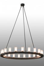 Meyda Blue 163644 - 60" Wide Loxley 21 Light Chandelier