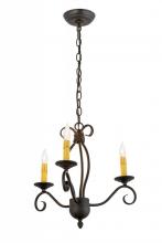 Meyda Blue 169826 - 18"W Sienna 3 LT Chandelier