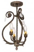 Meyda Blue 174340 - 12"W Antonia 3 LT Chandelier