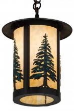 Meyda Blue 183605 - 10"W Fulton Tall Pines Pendant