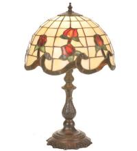 Meyda Blue 19139 - 20"H Roseborder Accent Lamp