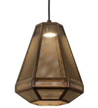 Meyda Blue 202946 - 9" Wide Nidos Struttura Mini Pendant