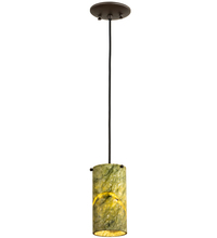 Meyda Blue 210029 - 5" Wide Cilindro Jadestone Mini Pendant