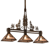 Meyda Blue 214364 - 45" Long Tall Pines 3 Light Island Pendant