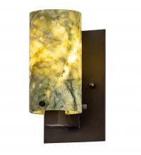 Meyda Blue 243528 - 4.5" Wide Cilindro Jadestone Wall Sconce