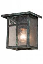 Meyda Blue 43258 - 8"W Hyde Park Sprig Wall Sconce