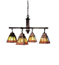 Meyda Blue 48035 - 26"W Prairie Dragonfly 4 LT Chandelier.609