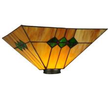 Meyda Blue 48276 - 13" Square Martini Mission Shade