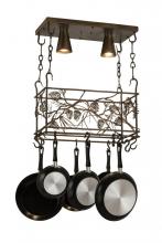 Meyda Blue 82756 - 24"L Whispering Pines Pot Rack