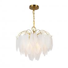 Artcraft AC11780BR - Alessia Collection 4-Light Chandelier Brushed Brass
