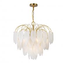 Artcraft AC11781BR - Alessia Collection 10-Light Chandelier Brushed Brass