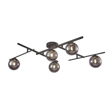 Artcraft AC11975SM - Modena Collection 5-Light Semi-Flush Mount Black