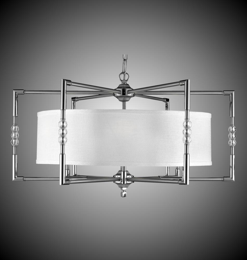 6 Light Magro Drum Shade Chandelier