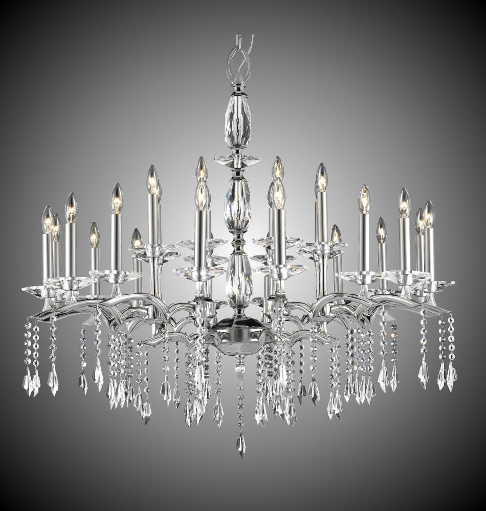 8+16 Light Two Tier Kaya Chandelier