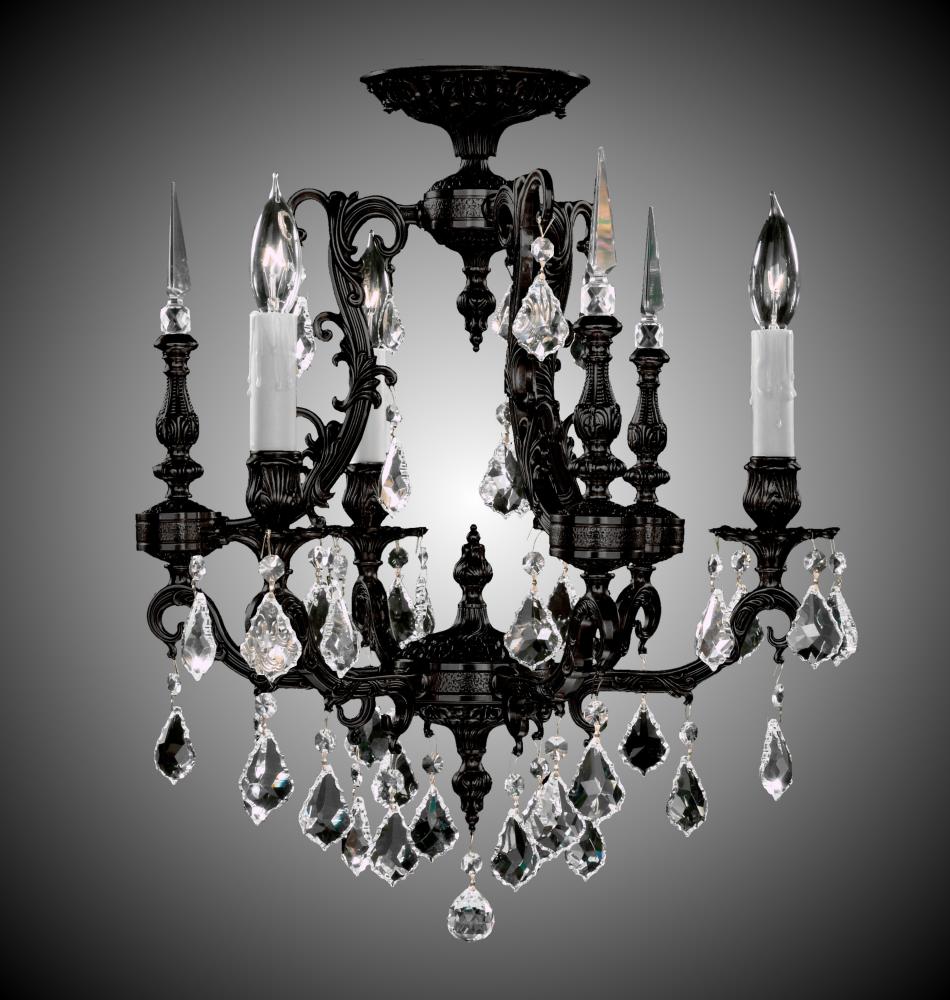 3 Light Parisian Flush Mount