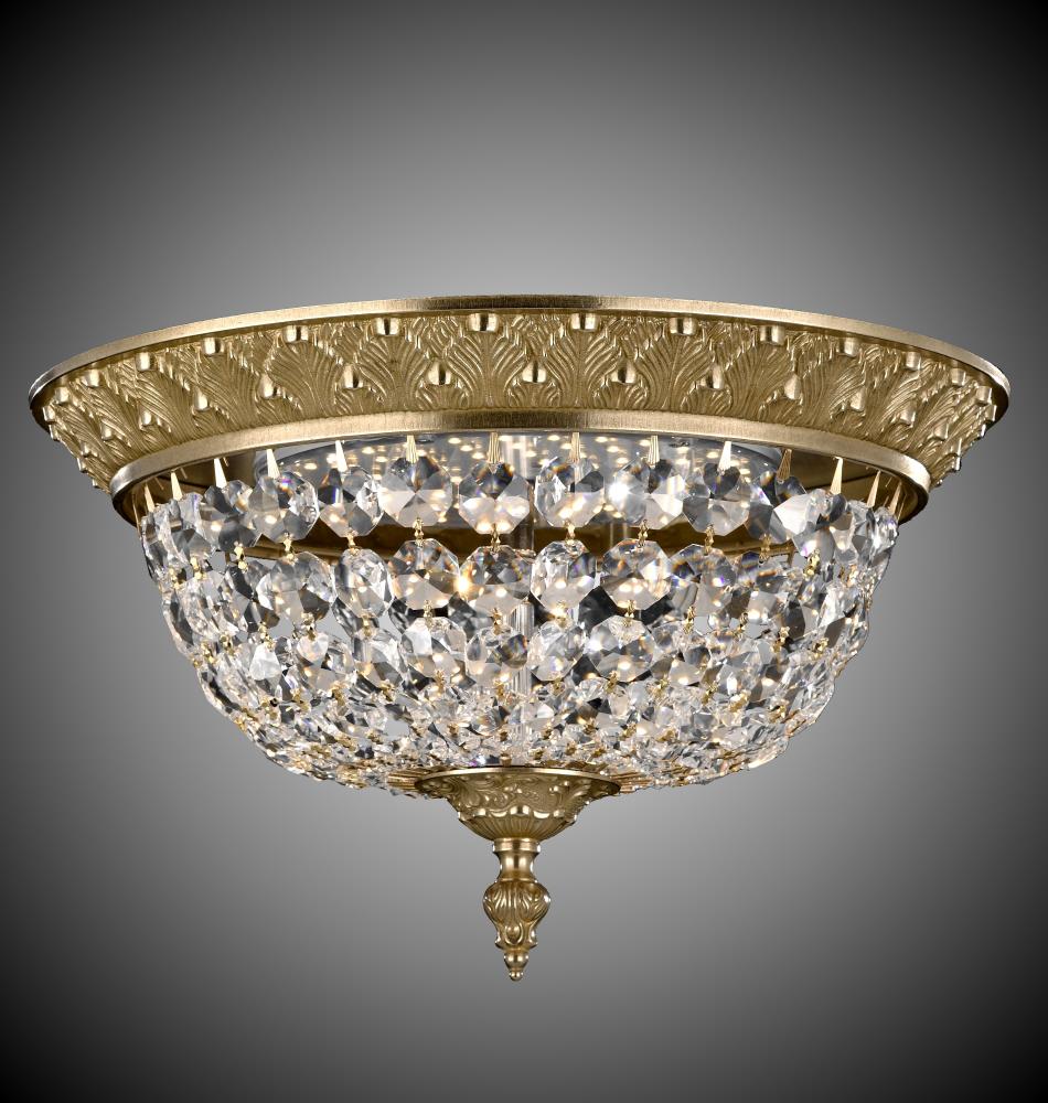 15"W L.E.D Corinthian Flush Mount