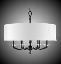 American Brass & Crystal CH5425-32G-36G-ST-GL - 24 inch Kensington Drum Shade Chandelier