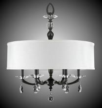 American Brass & Crystal CH5485-O-32G-36G-ST-GL - 24 inch Kensington Empire Drum Shade Chandelier