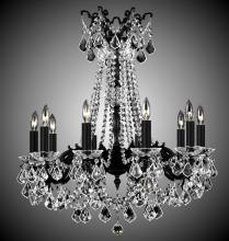 American Brass & Crystal CH9284-A-01G-PI - 10 Light Crystella Chandelier