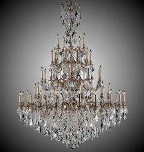 American Brass & Crystal CH9325-A-01G-PI - 55 Light Elise Chandelier