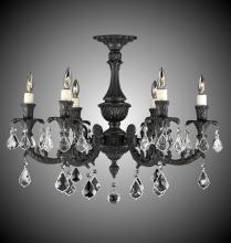 American Brass & Crystal FM2016-A-01G-PI - 6 Light Finisterra Flush Mount