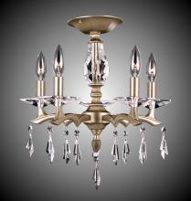 American Brass & Crystal FM5522-G-32G-36G-ST - 5 Light Kaya Flush Mount