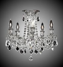 American Brass & Crystal FM9202-A-01G - 5 Light Biella Flush Mount