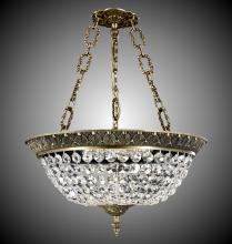 American Brass & Crystal PD8219-P-01G - 19"W 6 Light Corinthian Pendant