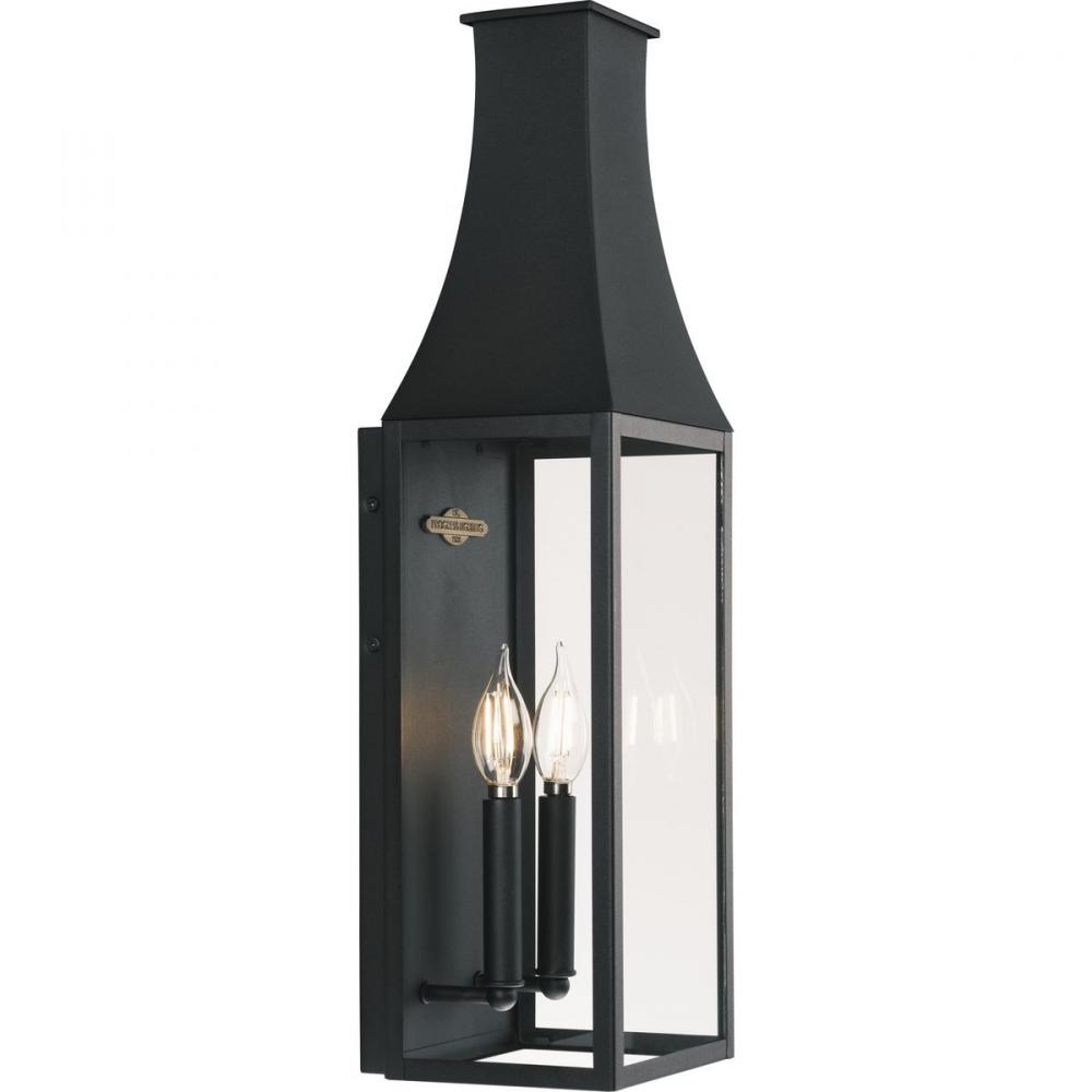 Radcliffe 60W 2-Light Black New Traditional Outdoor Wall Lantern