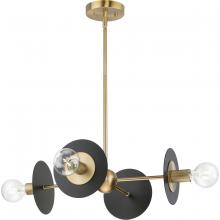 Progress P400337-109 - Trimble Collection Four-Light Brushed Bronze Linear Chandelier