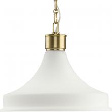 Progress P500478-191 - Graelyn 60W 1-Light Brushed Gold New Traditional Pendant