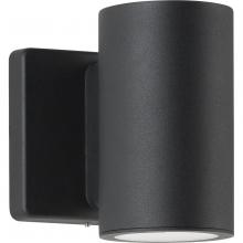 Progress P563000-031-30K - Cylinders Collection 3" Black LED Modern Outdoor Small Wall Lantern Light