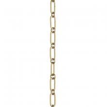 Progress P8756-191 - 9-Gauge 48-inch Brushed Gold Accessory Chain