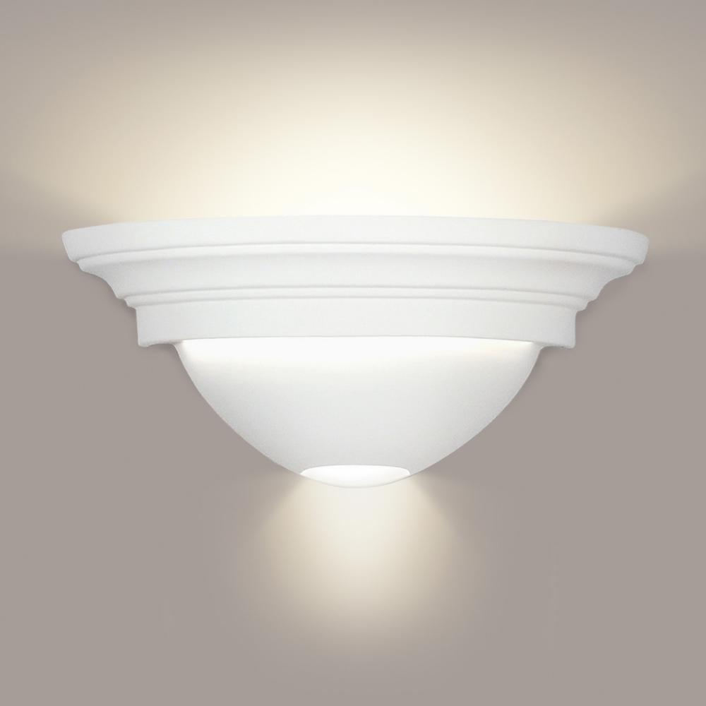 Gran Ibiza Wall Sconce: Bisque with LED bulbs included