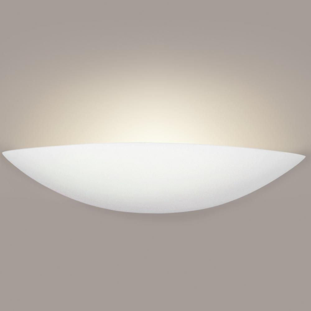 Great Maui Wall Sconce: Bisque with LED bulbs included