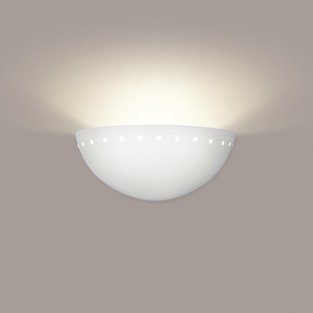 Cyprus Wall Sconce: Bisque with LED bulb included