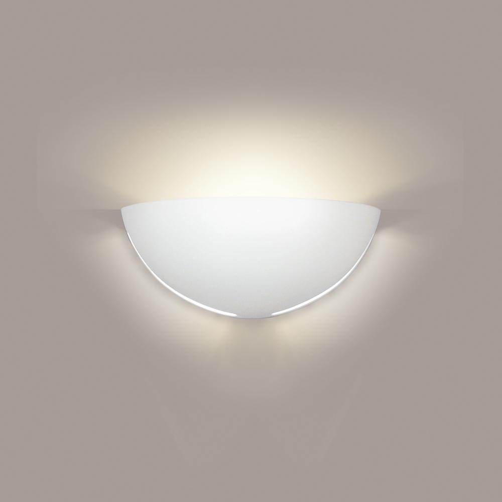 Capri Wall Sconce: Bisque with LED bulb included