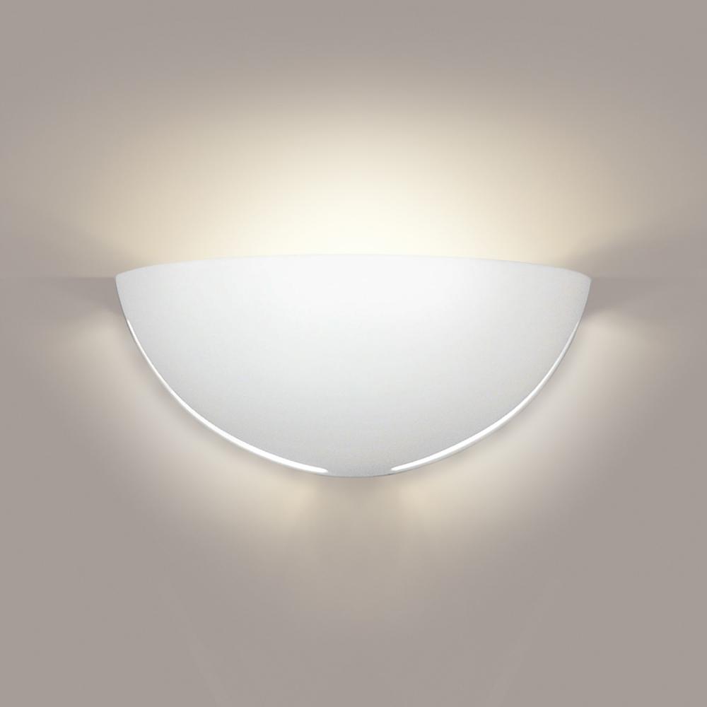 Gran Capri Wall Sconce: Bisque with LED bulbs included