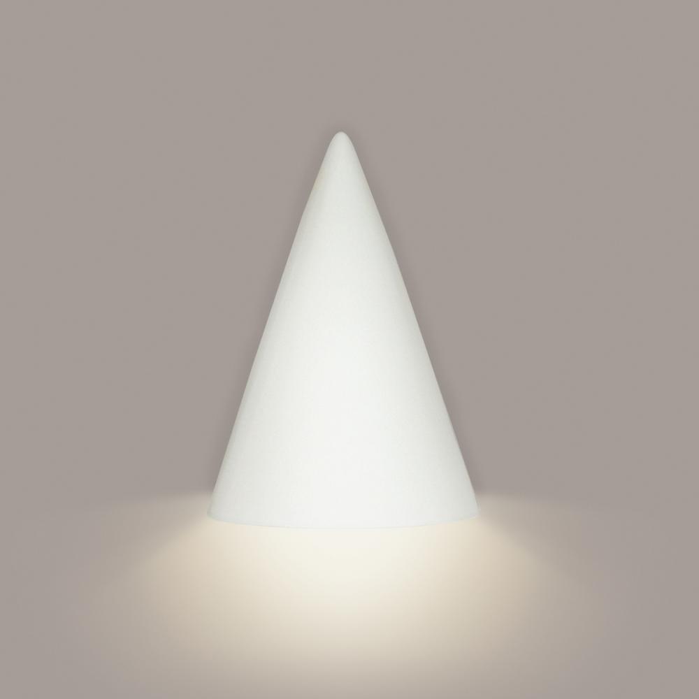 Icelandia Downlight Wall Sconce: Satin White with LED bulb included