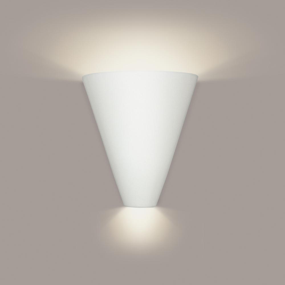 Gotlandia Wall Sconce: Satin White with LED bulb included