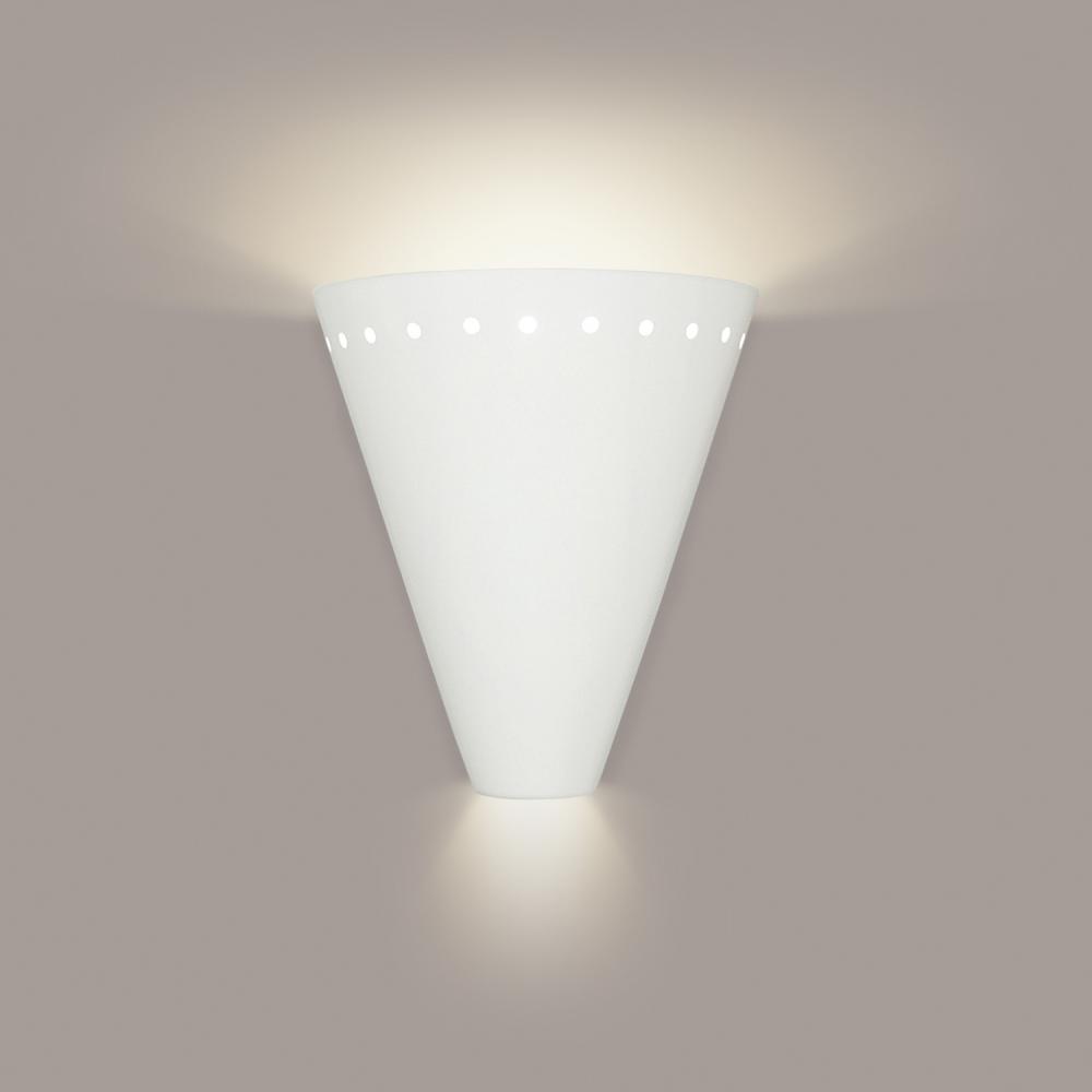 Greenlandia Wall Sconce: Bisque with LED bulb included